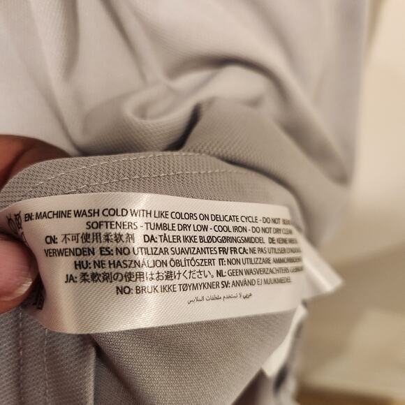 Ariat Tek Mens Gray Casual Performance Golf Polo Shirt Size XL Athleisure Sporty - Picture 10 of 14